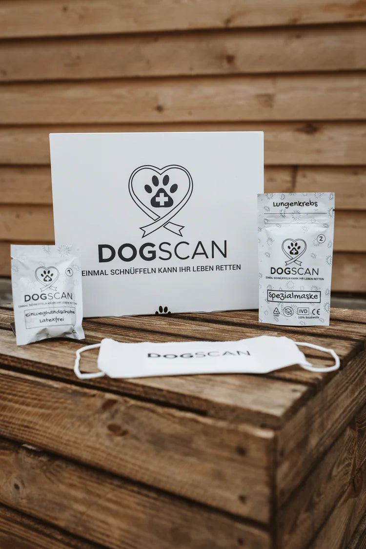 Dogscan Testpaket mit Box, Spezialmaske und Rücksendeumschlag